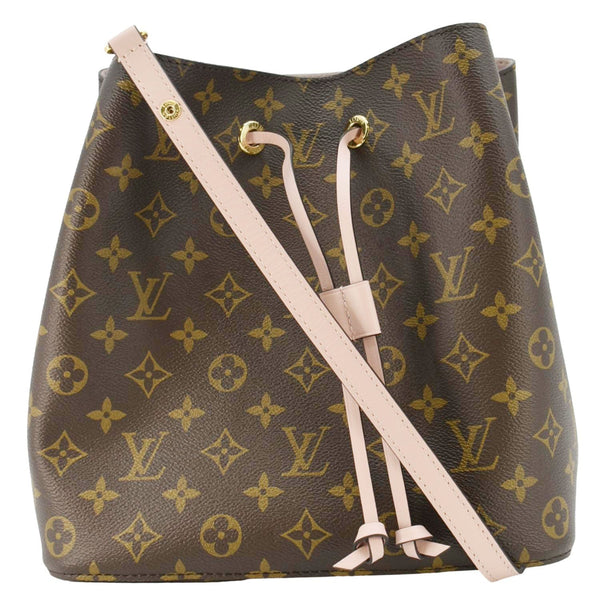 LOUIS VUITTON Neonoe MM Monogram Canvas Shoulder Bag Brown