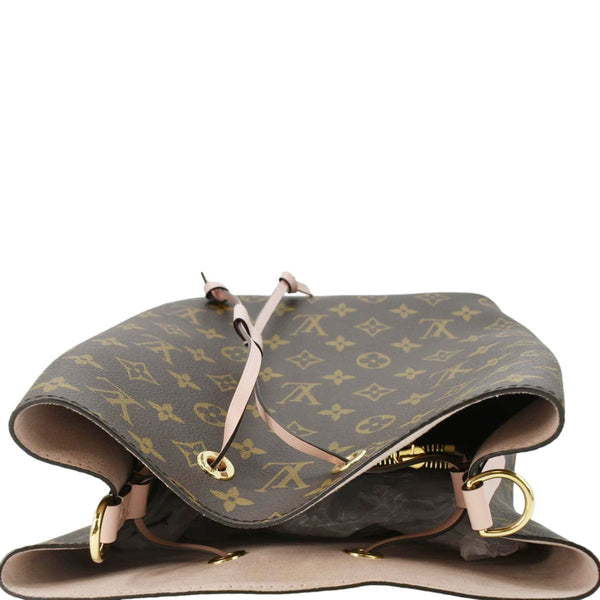 LOUIS VUITTON Neonoe MM Monogram Canvas Shoulder Bag Brown