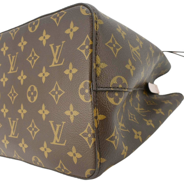 LOUIS VUITTON Neonoe MM Monogram Canvas Shoulder Bag Brown