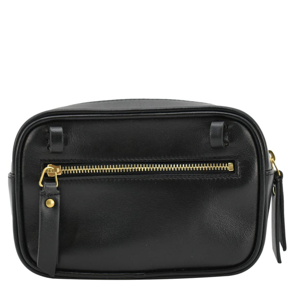 YVES SAINT LAURENT Lou Calfskin Leather Crossbody Belt Bag Black