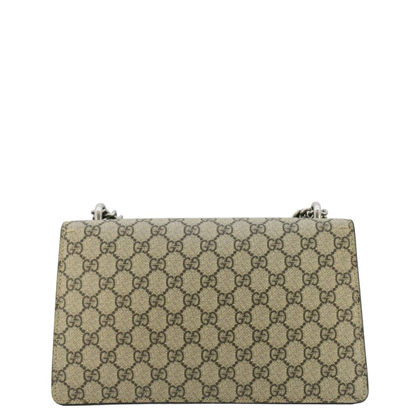 GUCCI Dionysus Small GG Supreme Canvas Shoulder Bag Beige 400249