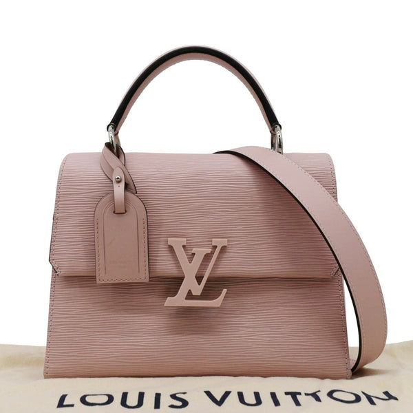 LOUIS VUITTON Grenelle PM Shoulder Bag Dusty Pink front side