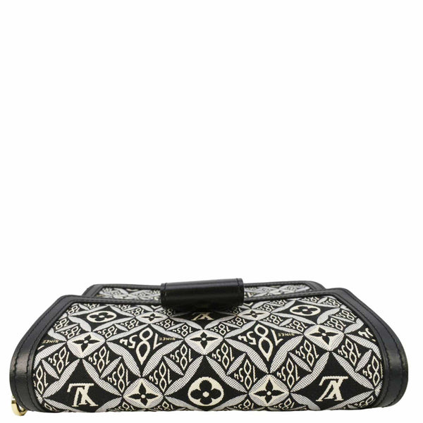 LOUIS VUITTON Dauphine 1854 Jacquard Shoulder Bag Black