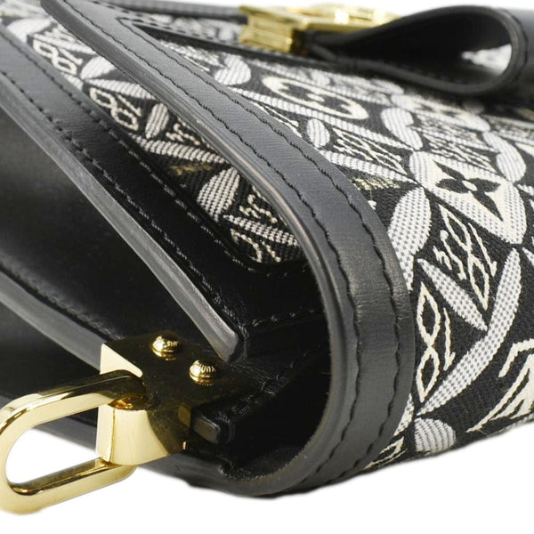 LOUIS VUITTON Dauphine 1854 Jacquard Shoulder Bag Black