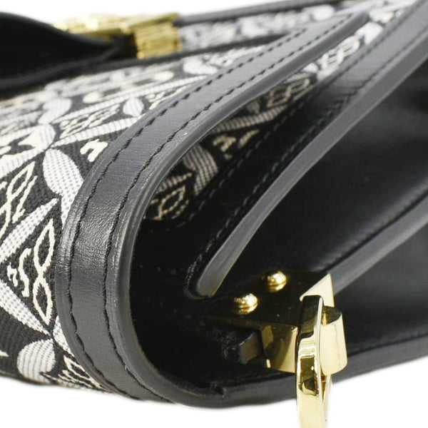 LOUIS VUITTON Dauphine 1854 Jacquard Shoulder Bag Black