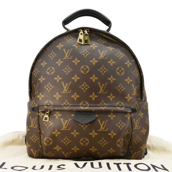 LOUIS VUITTON Palm Springs MM Monogram Canvas Backpack Brown