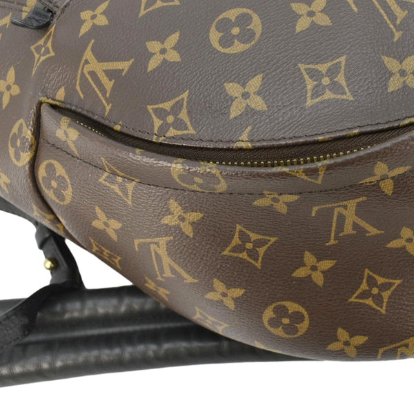 LOUIS VUITTON Palm Springs MM Monogram Canvas Backpack Brown