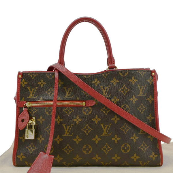 LOUIS VUITTON Popincourt NM Monogram Canvas Tote Bag Red