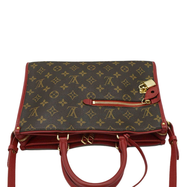 LOUIS VUITTON Popincourt NM Monogram Canvas Tote Bag Red