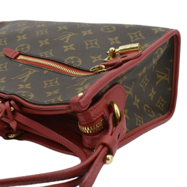 LOUIS VUITTON Popincourt NM Monogram Canvas Tote Bag Red