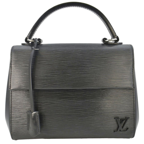 LOUIS VUITTON Cluny MM Epi Leather Crossbody Bag Black