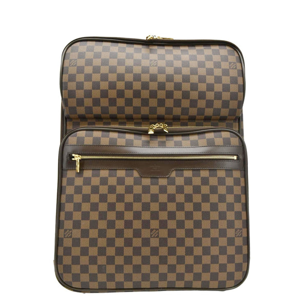 LOUIS VUITTON Business Pegase 55 Damier Ebene Suitcase Travel Bag Brown