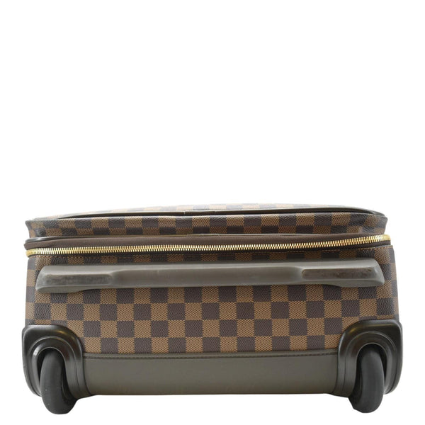 LOUIS VUITTON Business Pegase 55 Damier Ebene Suitcase Travel Bag Brown