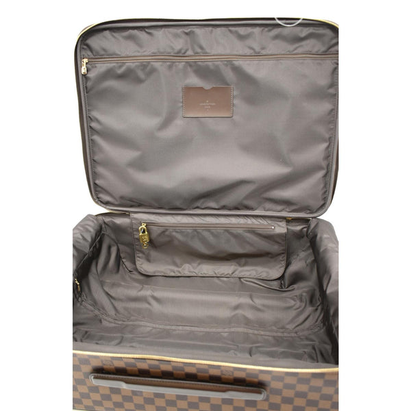 LOUIS VUITTON Business Pegase 55 Damier Ebene Suitcase Travel Bag Brown