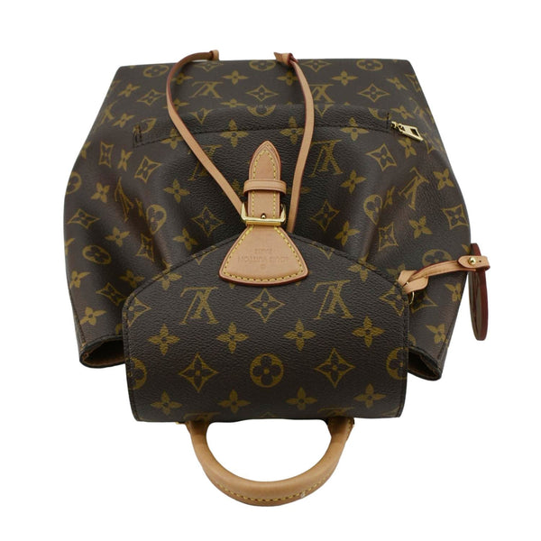 LOUIS VUITTON Montsouris PM Monogram Canvas Backpack Brown