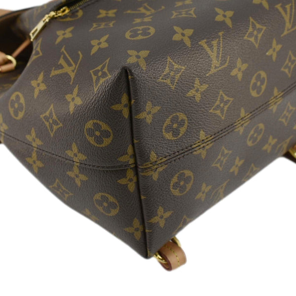 LOUIS VUITTON Montsouris PM Monogram Canvas Backpack Brown