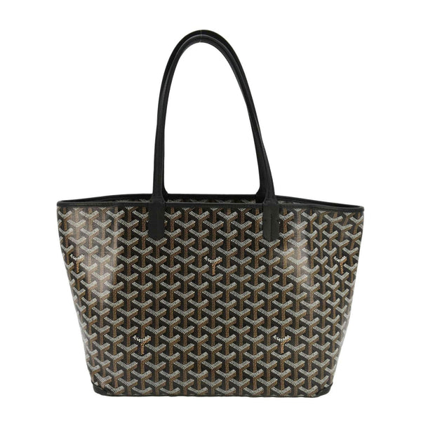 GOYARD Artois PM Canvas Shoulder Bag Black