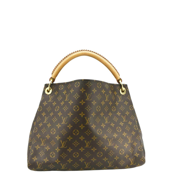 LOUIS VUITTON  Artsy MM Monogram Canvas Hobo Bag Brown