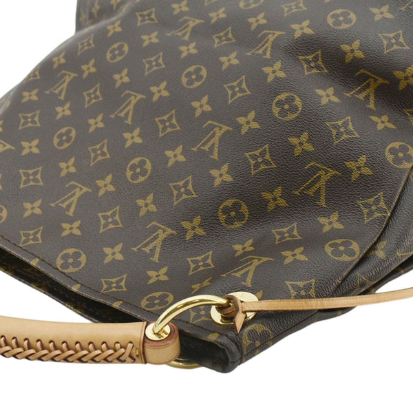 LOUIS VUITTON  Artsy MM Monogram Canvas Hobo Bag Brown