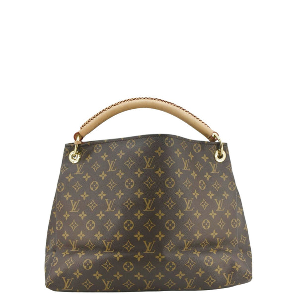 LOUIS VUITTON  Artsy MM Monogram Canvas Hobo Bag Brown