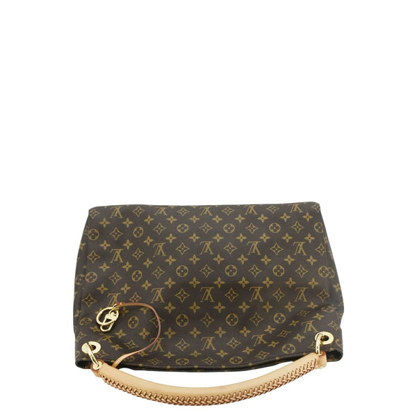 LOUIS VUITTON  Artsy MM Monogram Canvas Hobo Bag Brown