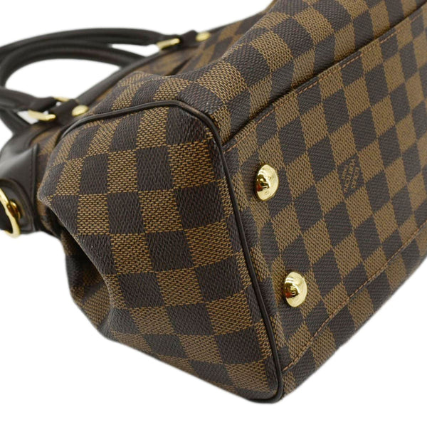 LOUIS VUITTON Trevi PM Damier Ebene Satchel Bag Brown