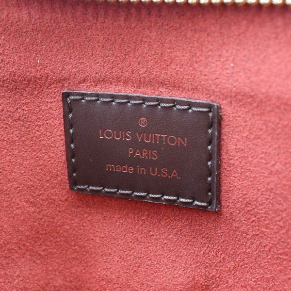 LOUIS VUITTON Trevi PM Damier Ebene Satchel Bag Brown