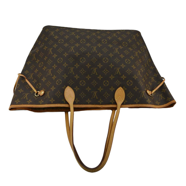 LOUIS VUITTON Neverfull GM Monogram Canvas Tote Bag Brown