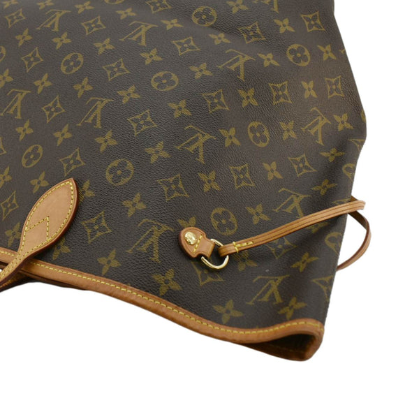 LOUIS VUITTON Neverfull GM Monogram Canvas Tote Bag Brown