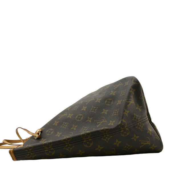 LOUIS VUITTON Neverfull GM Monogram Canvas Tote Bag Brown