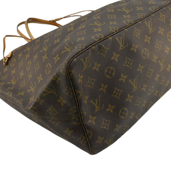 LOUIS VUITTON Neverfull GM Monogram Canvas Tote Bag Brown