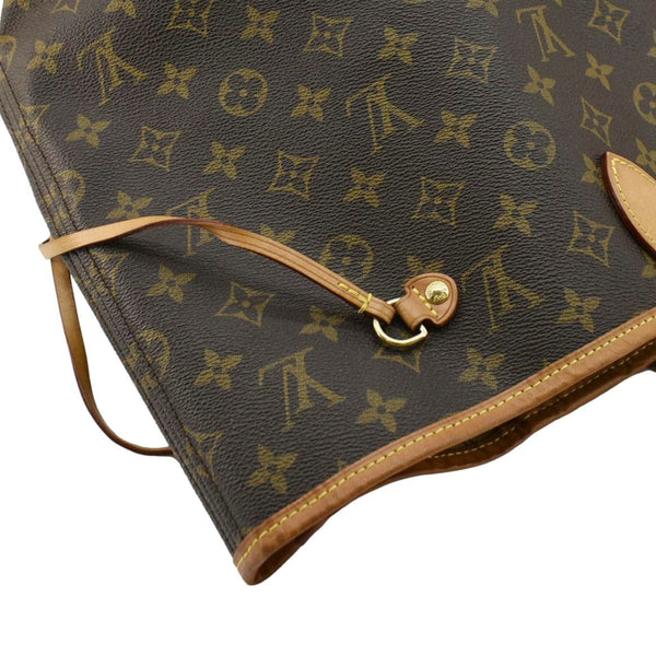 LOUIS VUITTON Neverfull GM Monogram Canvas Tote Bag Brown