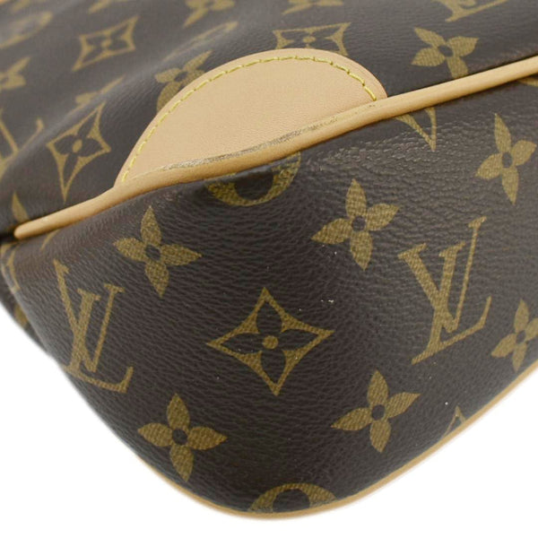 LOUIS VUITTON Odeon PM Monogram Canvas Shoulder Bag Brown