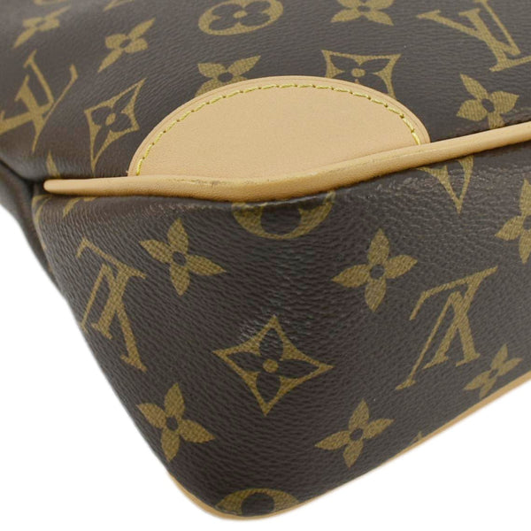 LOUIS VUITTON Odeon PM Monogram Canvas Shoulder Bag Brown