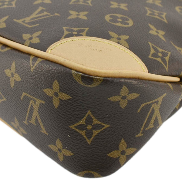 LOUIS VUITTON Odeon PM Monogram Canvas Shoulder Bag Brown