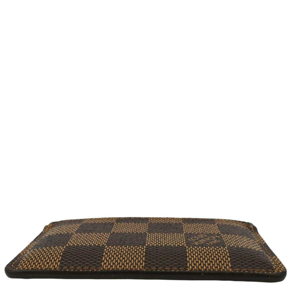 LOUIS VUITTON Damier Ebene Card Holder  Brown