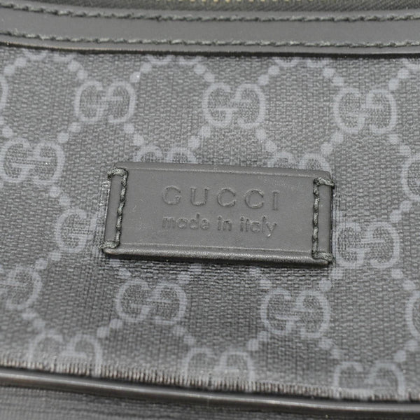 GUCCI GG Supreme Canvas Belt Bumbag Bag Black 474293