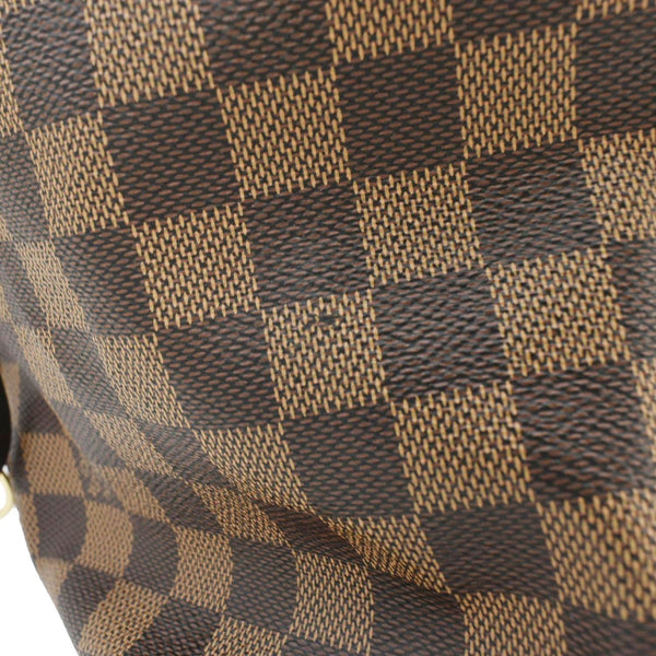 LOUIS VUITTON Neverfull GM Damier Ebene Tote Bag Brown