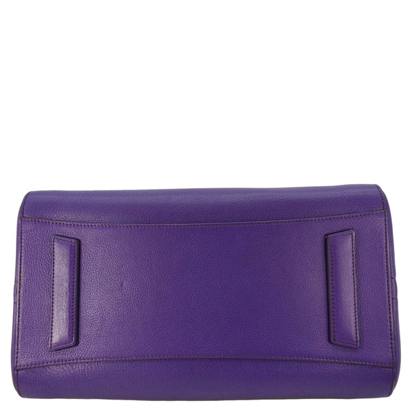 GIVENCHY Antigona Leather Shoulder Bag Purple