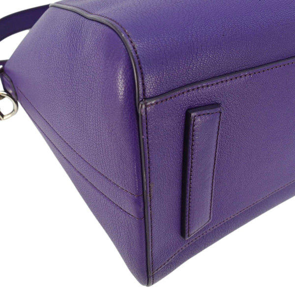 GIVENCHY Antigona Leather Shoulder Bag Purple