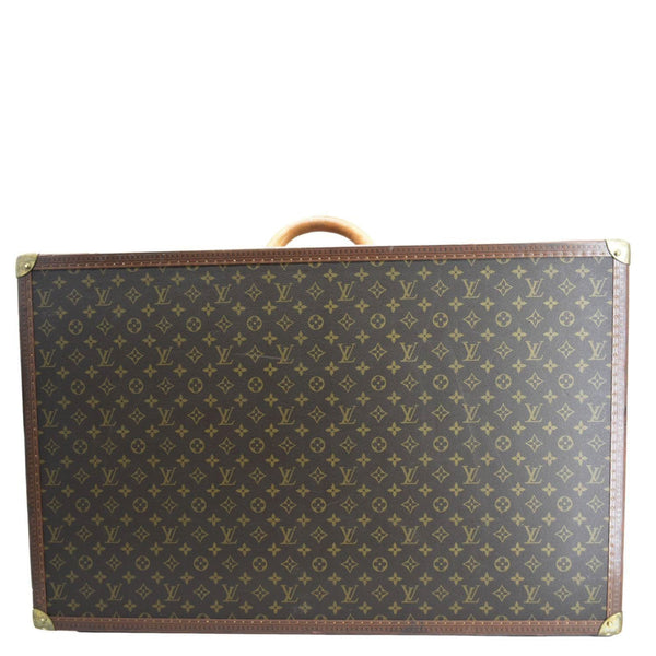 LOUIS VUITTON Bisten 75 Vintage Monogram Canvas Travel Suitcase Bag Brown