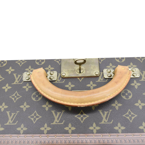 LOUIS VUITTON Bisten 75 Vintage Monogram Canvas Travel Suitcase Bag Brown