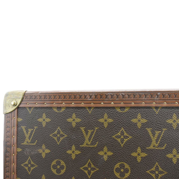 LOUIS VUITTON Bisten 75 Vintage Monogram Canvas Travel Suitcase Bag Brown