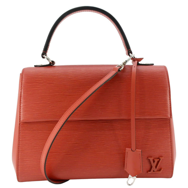 LOUIS VUITTON Cluny MM Epi Leather Shoulder Bag Red