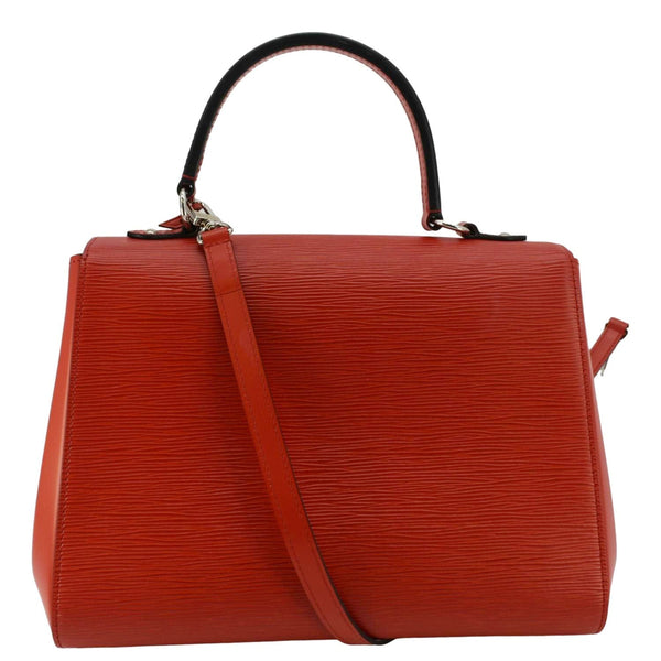 LOUIS VUITTON Cluny MM Epi Leather Shoulder Bag Red