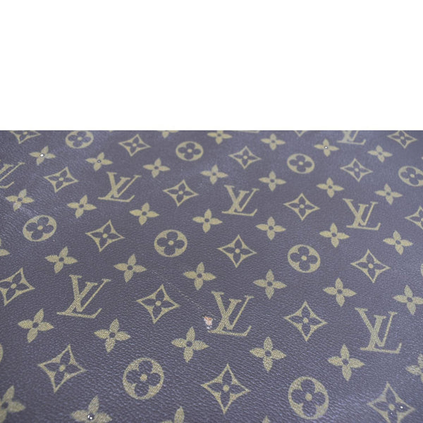 LOUIS VUITTON Bisten 75 Vintage Monogram Canvas Travel Suitcase Bag Brown