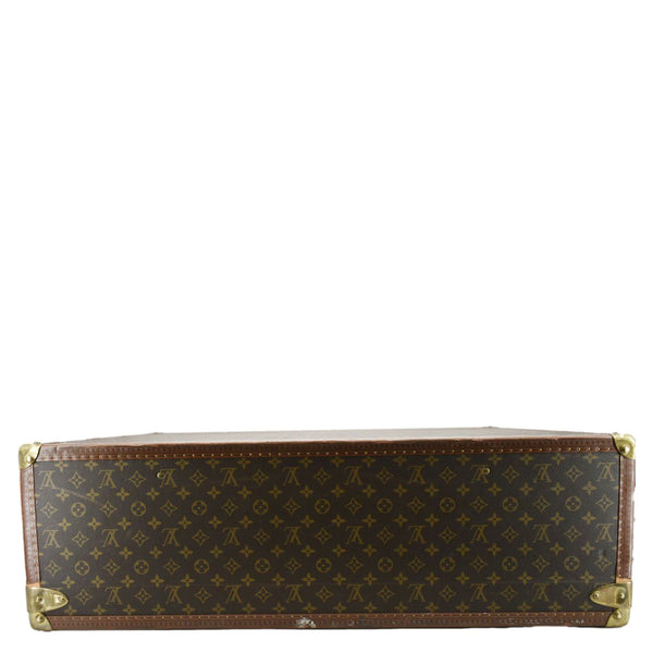 LOUIS VUITTON Bisten 75 Vintage Monogram Canvas Travel Suitcase Bag Brown