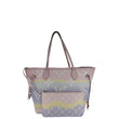 LOUIS VUITTON Neverfull Escale MM Pastel Monogram Giant Canvas Shoulder Bag Multicolor