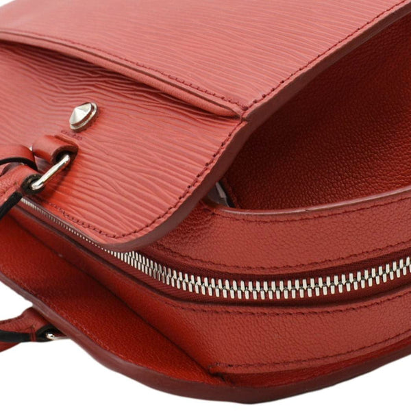 LOUIS VUITTON Vaneau MM Epi Leather Shoulder Bag Red