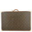 LOUIS VUITTON Bisten 75 Vintage Monogram Canvas Travel Suitcase Bag Brown